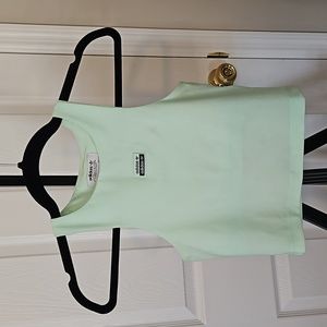 Green Addias Athletic Top